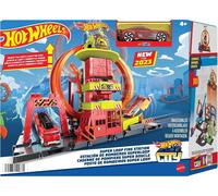 Hot Wheels City Super Loop Fire Station