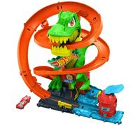 Hot Wheels City T-Rex Blaze Battle Playset Kids Toys Christmas Gift