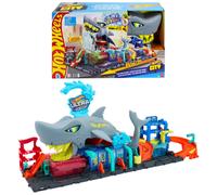 Hot Wheels City Ultra Shark Car Wash, playset