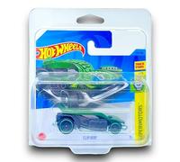 Hot Wheels Clip Rod (Green& Black) 5/5 Experimotors - 2023-119/250 (Short Card) - COMES IN A KLAS CAR KEEPER SHORT CARD PROTECTOR CASE - HKK75