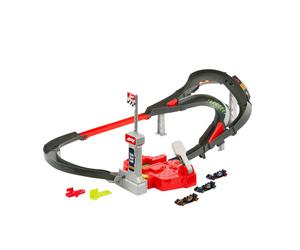 Hot Wheels Coffret Piste de Course Sprint avec 3 véhicules de Formule 1 à l’éche