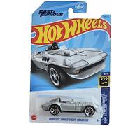 Hot Wheels Corvette Grand Sport Roadster, HW Screen Time 8/10 [Silver] 154/250