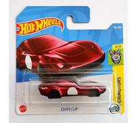 Hot Wheels - Coupe Clip - Experimotors 6/10 - HCX09 - Short Card - Key Ring - Metallic Red - Mattel 2022