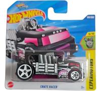Hot Wheels Crate Racer, Experimotors Series, Pink and Black Die-Cast Model Car, 5/10