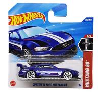 Hot Wheels Custom '18 Ford Mustang GT Blue HYY94 - Licensed Ford Model with Michelin Decals - Mustang 60th Anniversary 2025 - 1:64