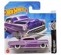 Hot Wheels - Custom '53 Chevy - Rod Squad 4/5 - HTF18 - Short Card - Treasure Hunt - GM - Mattel 2024-1:64