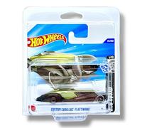 Hot Wheels Custom Cadillac Fleetwood (Metallic Green & Black) 1/10 Rod Squad - 2025-24/250 (Short Card) - includes a KLAS Car Keeper Protector Case - HYW77