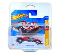 Hot Wheels Cyber Speeder (Red/White) 7/10 HW Turbo 2022-137/250 (Short Card) *** COMES IN A KLAS CAR KEEPER PROTECTIVE COLLECTORS CASE *** HCV48