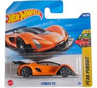 Hot Wheels Czinger 21C Die-Cast Car, Orange, Peak Pursuit Series, 1/10