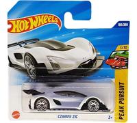 Hot Wheels - CZinger 21C - Peak Persuit 1/10 - JBB96 - Short Card - Hypercar - White - Mattel 2025 - Officially Licensed Czinger Model from the 2025 Peak Pursuit Series (192/250) - 1:64