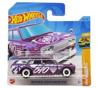 Hot Wheels - Datsun Bluebird Wagon [510] - HW Wagons 4/5 - HKH72 - Short Card - Nissan - Purple Metallic - Mattel 2023