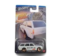 Hot Wheels Datsun Bluebird Wagon (510) (White), Hot Wagons 3/5