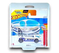 Hot Wheels Deora II (White, Blue & Orange) 4/10 Then and Now - 2024-208/250 (Short Card) - includes a KLAS Car Keeper Protector Case - HTC68