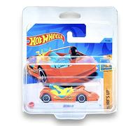 Hot Wheels Deora III (Orange & Turquoise & Yellow) 4/5 Surf's Up - 2023-71/250 (Short Card) - COMES IN A KLAS CAR KEEPER PROTECTIVE COLLECTORS CASE - HKK81
