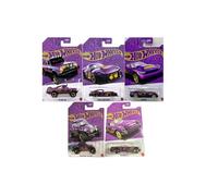 Hot Wheels Die-Cast Cars, Pearl & Chrome 57th Anniversary Collection 5 Pack (Chase Vehicle NOT Included)