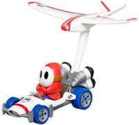 Hot Wheels Die Cast Model Car Mario Kart Glider Shy Guy B-Dasher Plane Glider Super Mario HDB46 - Scale 1:64 Length 5cm