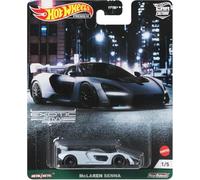 Hot Wheels Die Cast Modell McLAREN Senna - 1:64 Scale, Length 7 cm Premium Real Riders GRJ78