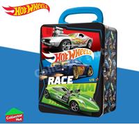 Hot Wheels Die Cast Tin Storage Carry Case for 18 Cars OFFICIAL BRAND
