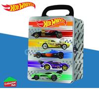 Hot Wheels Die Cast Tin Storage Carry Case for 18 Cars OFFICIAL BRAND