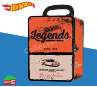 Hot Wheels Die Cast Tin Storage Carry Case for 18 Cars OFFICIAL BRAND
