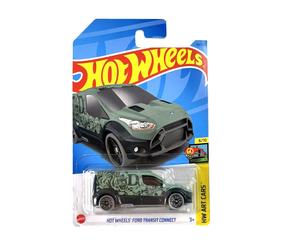 Hot Wheels Die-Cast Vehicle Art Cars Ford Transit Connect