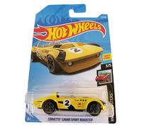 Hot Wheels Die-Cast Vehicle Corvette Grand Sport Roadster Yellow