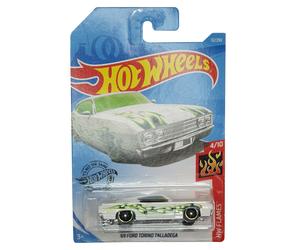 Hot Wheels Die-Cast Vehicle Ford Torino Talladega 1969 White