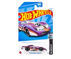 Hot Wheels Die-Cast Vehicle Modified Greenwood Corvette 1976