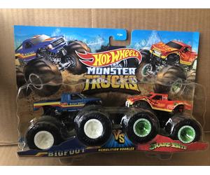 HOT WHEELS DIECAST MONSTER TRUCKS Demolition - BigFoot V Snake Bite