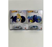 Hot Wheels Disney 100th Anniversary 2 Car Set Real Riders 1:64 DLB45 979S