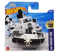 Hot Wheels - Disney Steamboat - HW Screen Time 10/10 - HYY98 - Short Card - Mickey Mouse - Mattel 2025-1:64
