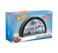 Hot Wheels Display Case Light - Officially Licensed Mattel Merchandise, Light Up Case Holds 8 Cars, Wheel Shaped Wall Moutable or Freestanding, Gift for Collectors