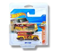 Hot Wheels Drift-Ender (Red, Yellow & Black) 1/5 Truckin' Along - 2026-13/250 (Short Card) - includes a KLAS Car Keeper Protector Case - JJH90