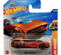 Hot Wheels - Drift'n Break - JBB09 - HW Wagons 1/5 - Orange Sports Combo in 1:64 Scale - Futuristic Design Inspired Let's Race - Mattel 2025 (183/250)