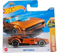 Hot Wheels Drift'n Break, Orange Die-Cast Car, HW Wagons Collection, 1:64 Scale
