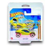Hot Wheels Dune Daddy (Green, Pink & Brown) 5/10 HW Dirt - 2024-212/250 (Short Card) - includes a KLAS Car Keeper Protector Case - HTB28