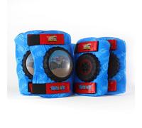 Hot Wheels Elbow and Knee Pads for Kids, Protective and Comfortable Outdoor Gear Set for Ages 3+ with Adjustable Velcro Straps, Shock Absorption, Bike Knee Pads for Boys and Girls