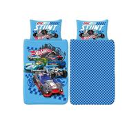 Hot Wheels Epic Stunt Duvet Cover Set in Bright Blue | Size: Single Hot Wheels Bright Blue Single