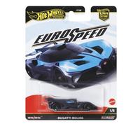 Hot Wheels Premium Car Culture Collectible Toy Car, 1:64 Scale Die-Cast Bugatti Bolide, Eurospeed Vehicle with Real Riders Tires, JBK79