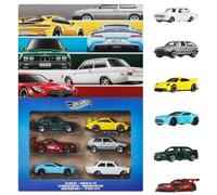 Hot Wheels Euro Style Multipack | Set of 6 Collectible Officially Licensed Vehicles from European Manufacturers with Elevated Deco