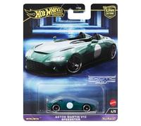 Hot Wheels Premium Car Culture Collectible Toy Car, 1:64 Scale Die-Cast Aston Martin V12 Speedster with Real Riders Tires, HKC78