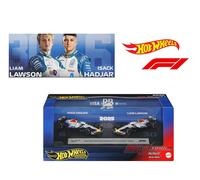 Hot Wheels F1 2-Pack 2025 Racing racing Bulls L. Lawson #30 Hadjar #6 JMM94 1/64