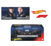 Hot Wheels F1 2-Pack 2025 Racing Red Bull M. Verstappen & Tsunoda JMM95 1/64
