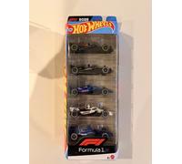 Hot Wheels F1 2025 Formula 1 5-Pack Red Bull Alpine Williams Haas Mercedes