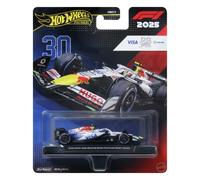 Hot Wheels 1:64 Die-Cast F1 Liam Lawson – Real Riders Tires, Metal Body & Chassis – Styles May Vary