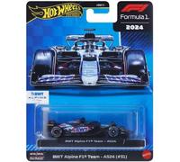 Hot Wheels F1 Race BWT Alpine Team A524 10 Pierre Gasly Collector Display 3+