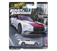 Hot Wheels Premium Fast & Furious 2018 Bentley Continental GT3 4/5 HVR63