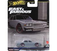Hot Wheels Fast and Furious Auto 1987 Chevy Caprice Model Car Die Cast Scale 1:64 - Length 7 cm - HRT98