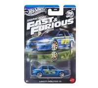 Hot Wheels Fast and FURIOUS Graphic Remix Auto LANCER EVOLUTION VII - Die Cast Model 1:64 Scale - Length 7 cm - JBY47