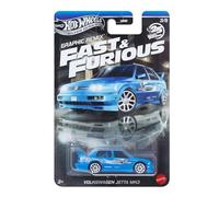 Hot Wheels Die-cast Car - Fast and Furious Graphic Remix VW Jetta MK3 - 1:64, 7 cm - JBY46
